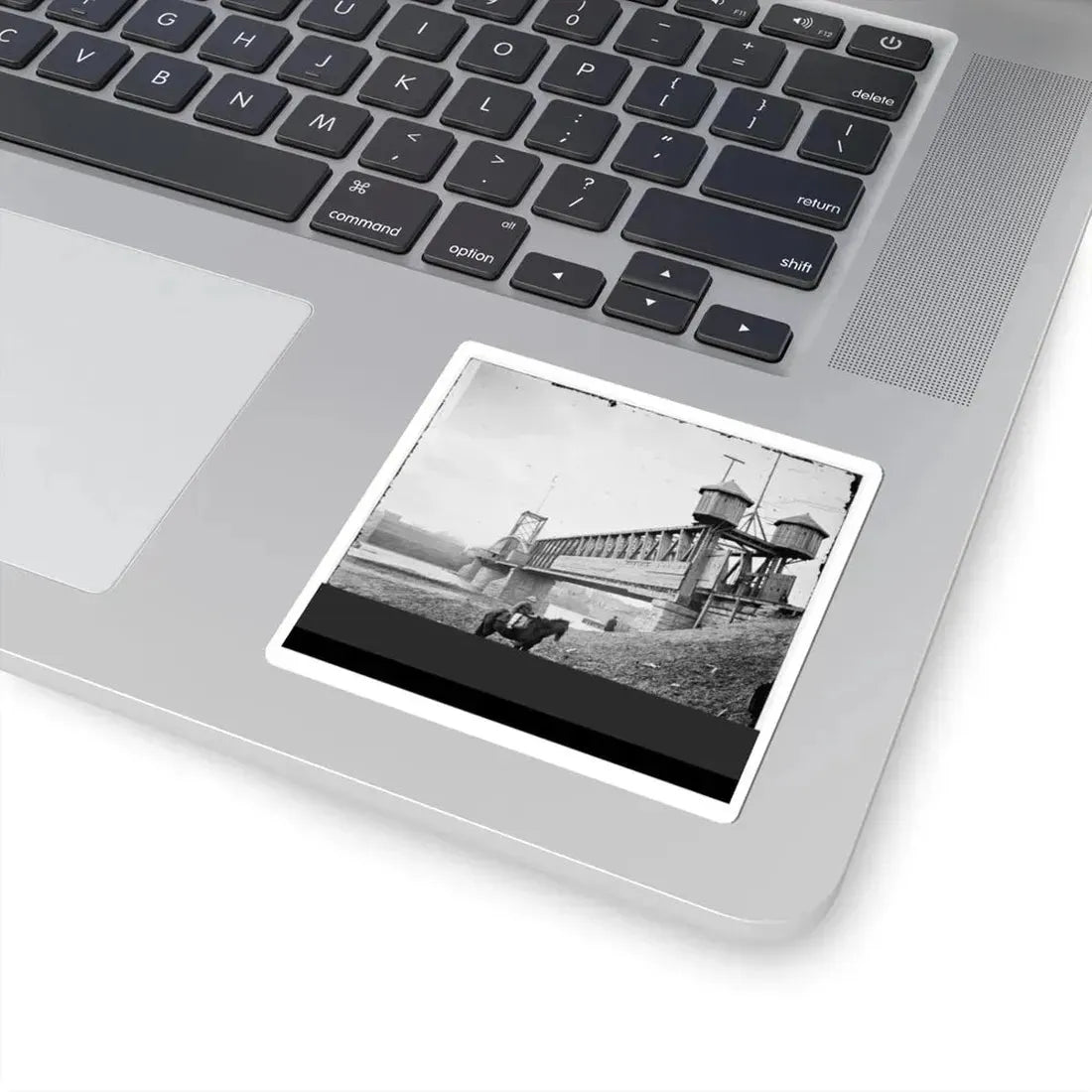 Nashville, Tenn. Fortified Railroad Bridge Across Cumberland River (U.S. Civil War) STICKER Vinyl Kiss-Cut Decal - The Sticker Space