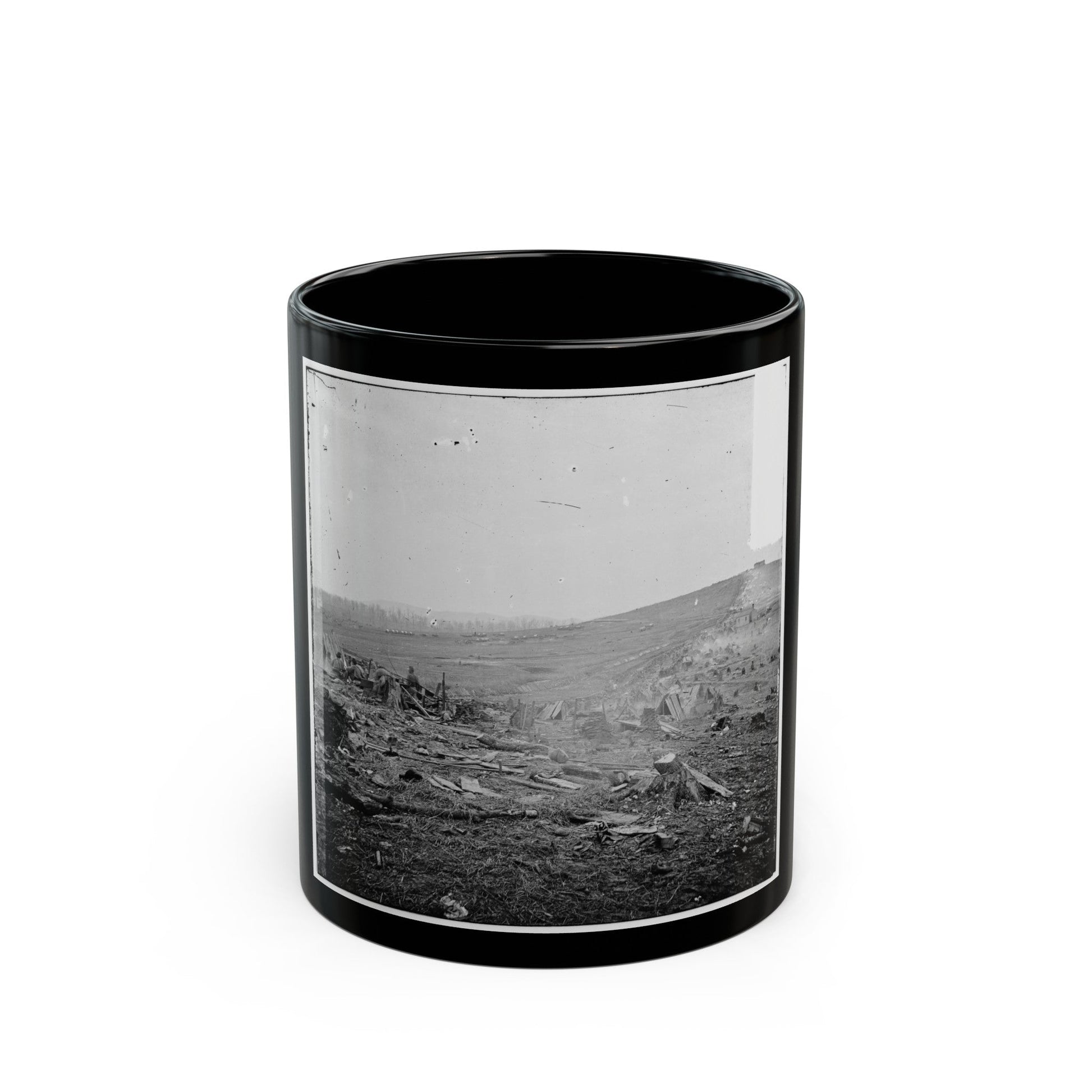 Nashville, Tenn. Federal Outer Line; Another View (U.S. Civil War) Black Coffee Mug-11oz-The Sticker Space