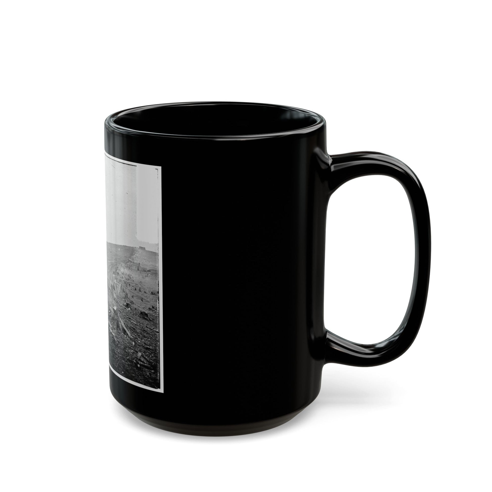 Nashville, Tenn. Federal Outer Line; Another View (U.S. Civil War) Black Coffee Mug-The Sticker Space