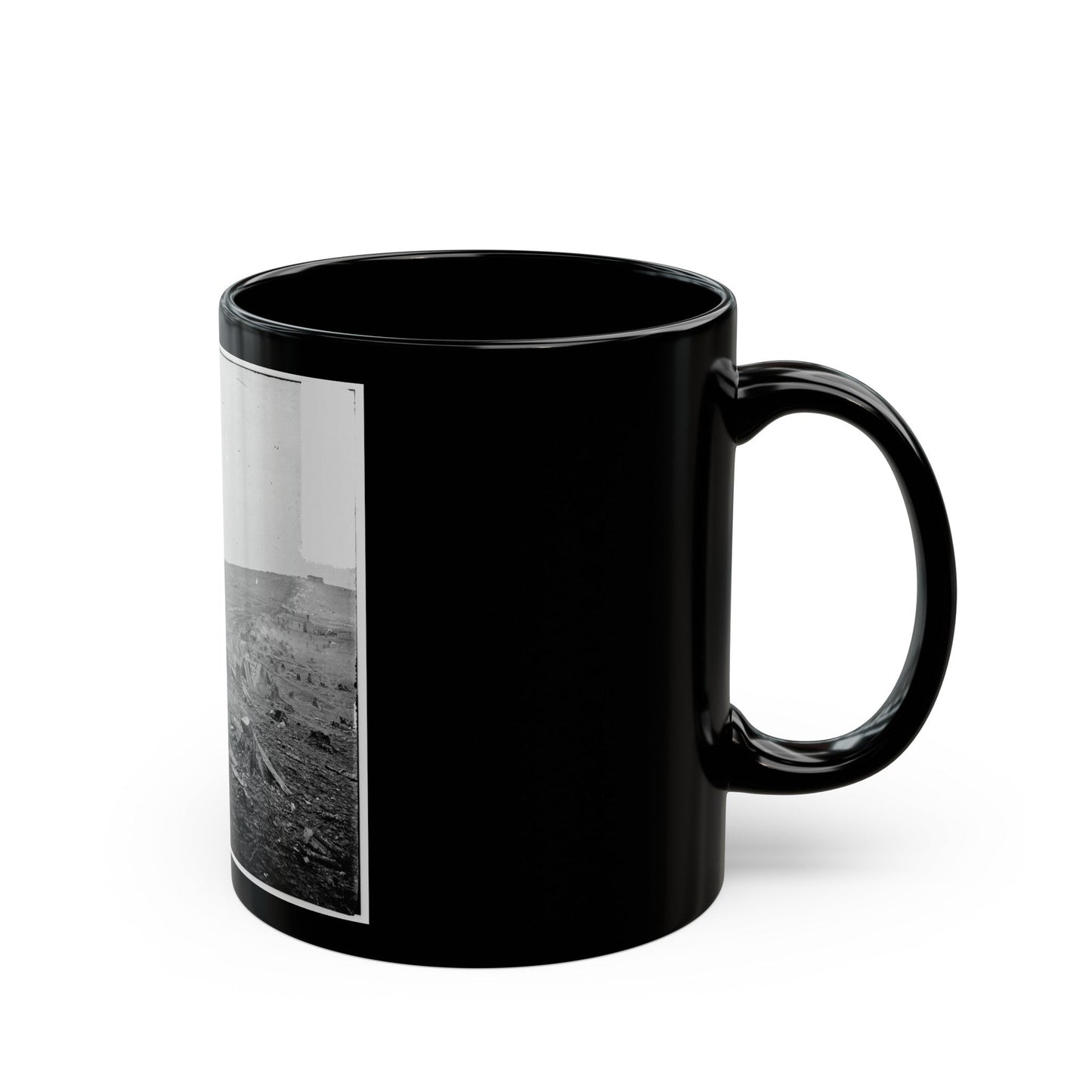 Nashville, Tenn. Federal Outer Line; Another View (U.S. Civil War) Black Coffee Mug-The Sticker Space