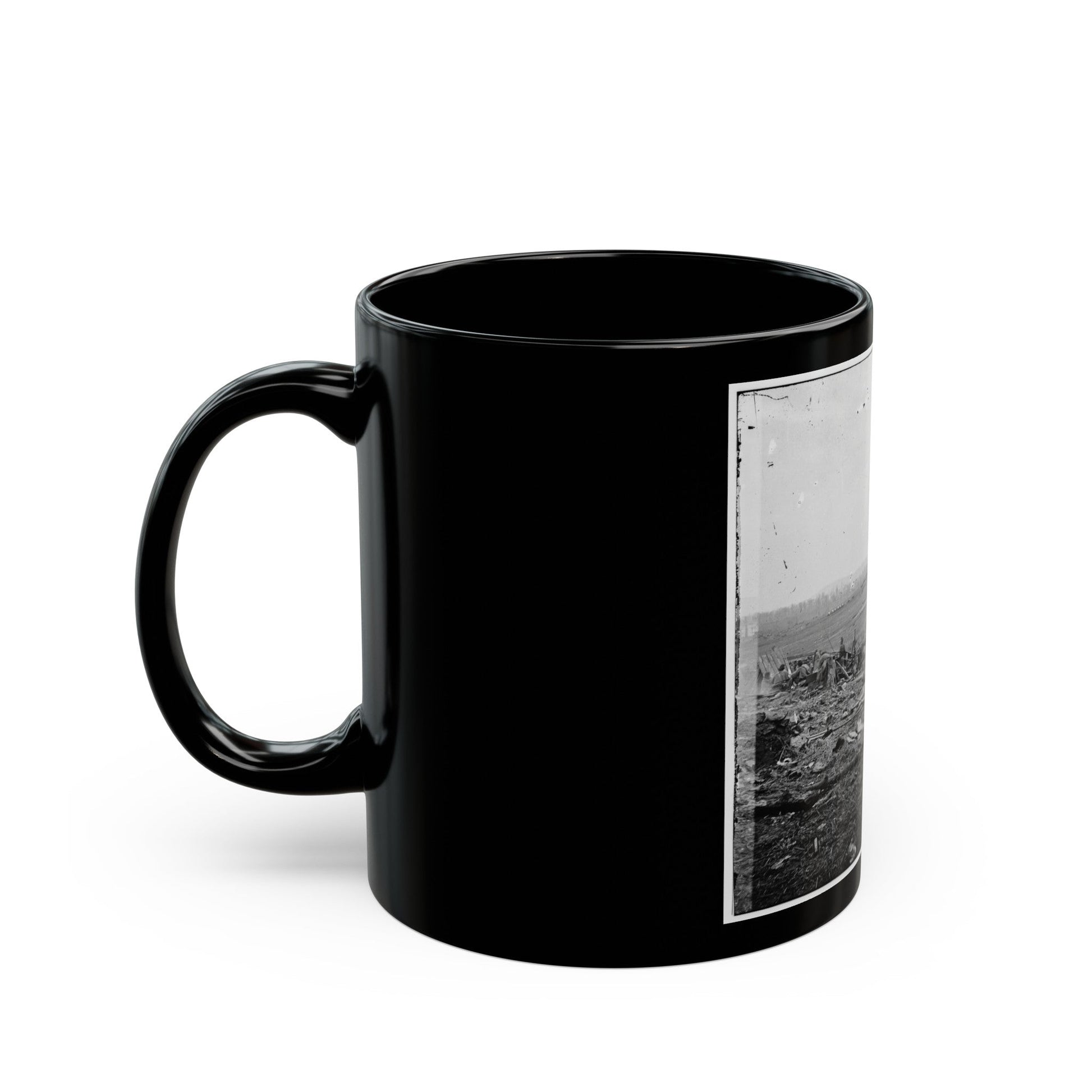 Nashville, Tenn. Federal Outer Line; Another View (U.S. Civil War) Black Coffee Mug-The Sticker Space