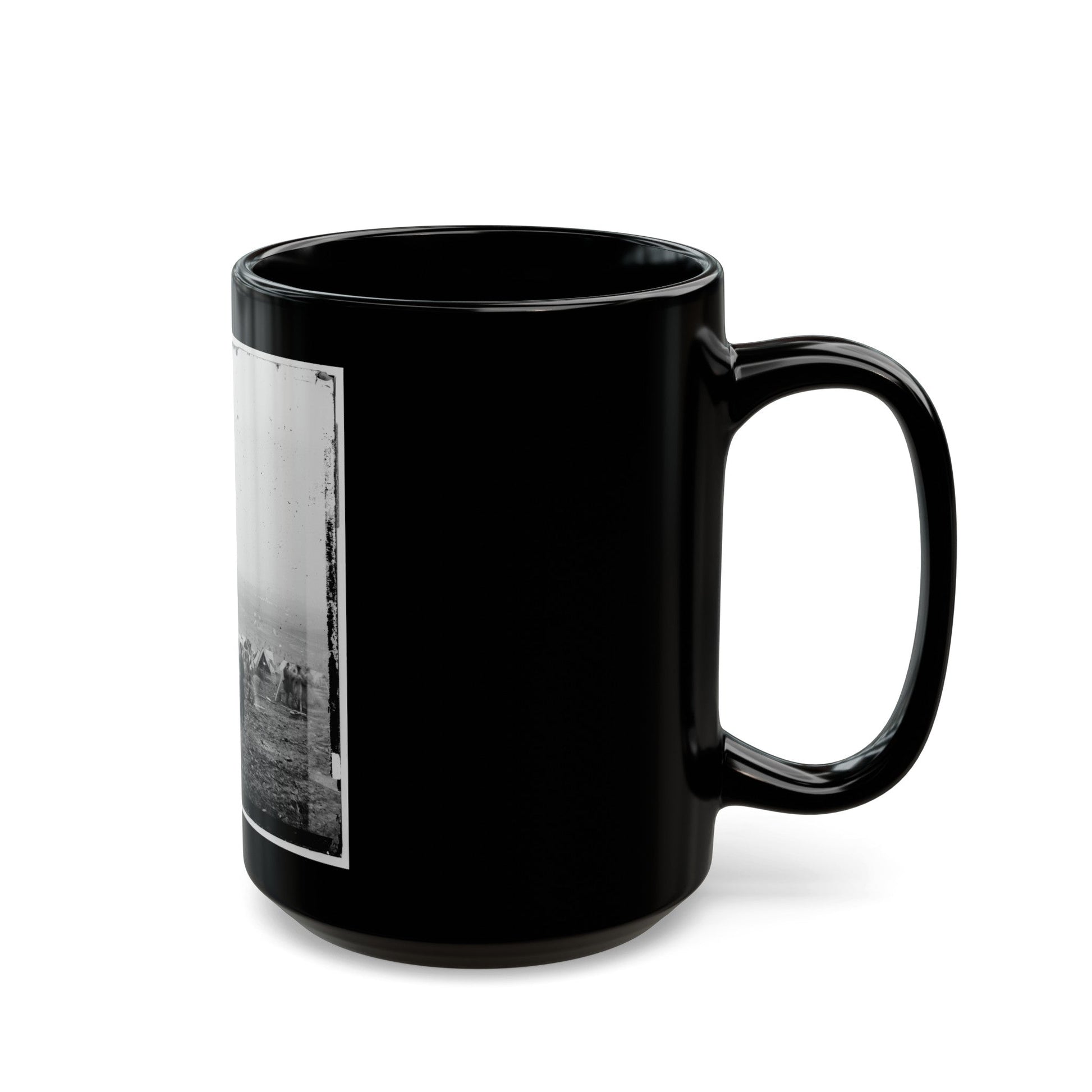 Nashville, Tenn. Federal Outer Line (U.S. Civil War) Black Coffee Mug-The Sticker Space