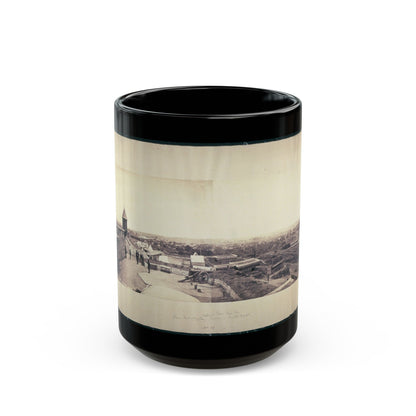 Nashville, Tenn., From Fort Negley Looking Northeast (U.S. Civil War) Black Coffee Mug-15oz-The Sticker Space