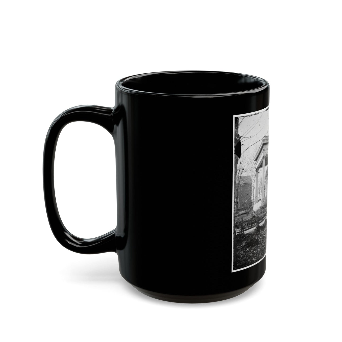 Nashville, Tenn. Tomb Of President James K. Polk (U.S. Civil War) Black Coffee Mug-The Sticker Space