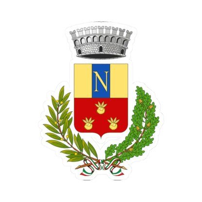 Nasino-Stemma (Italy) (Coat of Arms) STICKER Vinyl Kiss-Cut Decal 2 Inch White - The Sticker Space