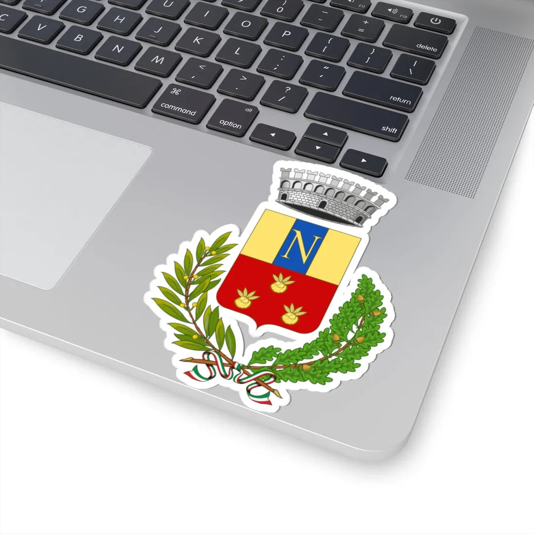 Nasino-Stemma (Italy) (Coat of Arms) STICKER Vinyl Kiss-Cut Decal - The Sticker Space
