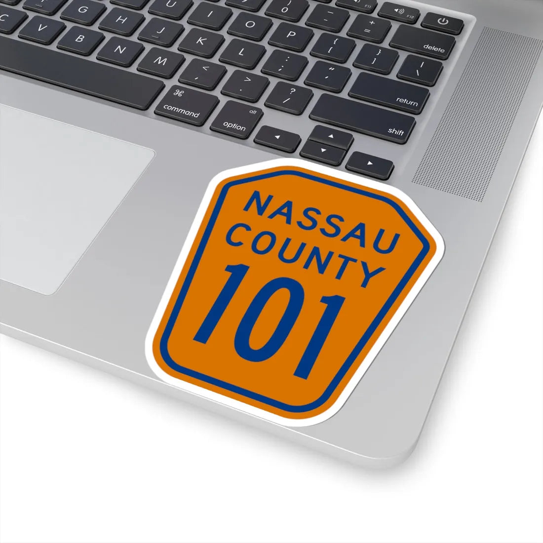 Nassau County 101 NY (New York) (Road Sign) STICKER Vinyl Kiss-Cut Decal - The Sticker Space
