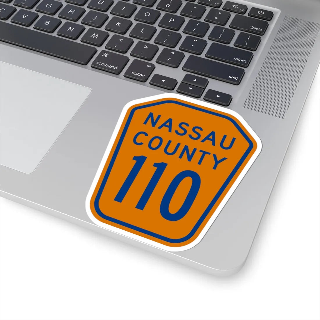 Nassau County 110 NY (New York) (Road Sign) STICKER Vinyl Kiss-Cut Decal - The Sticker Space