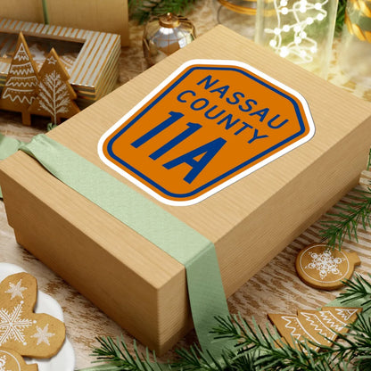 Nassau County 11A NY (New York) (Road Sign) STICKER Vinyl Kiss-Cut Decal - The Sticker Space