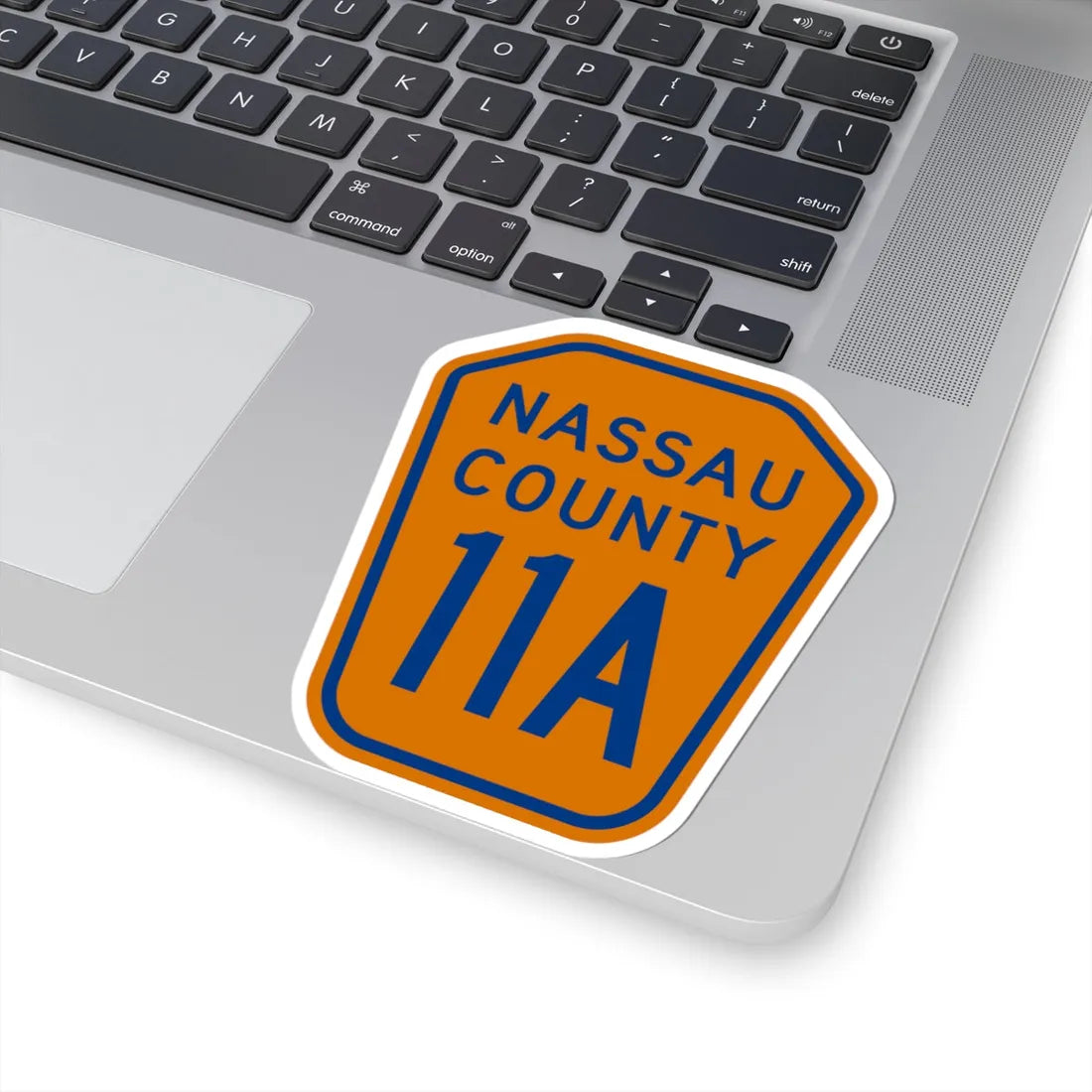Nassau County 11A NY (New York) (Road Sign) STICKER Vinyl Kiss-Cut Decal - The Sticker Space