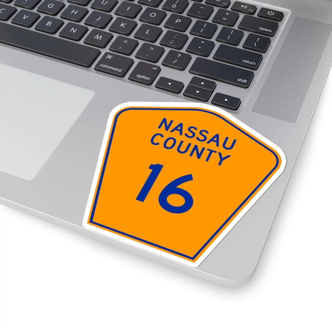 Nassau County 16 NY (New York) (Road Sign) STICKER Vinyl Kiss-Cut Decal - The Sticker Space