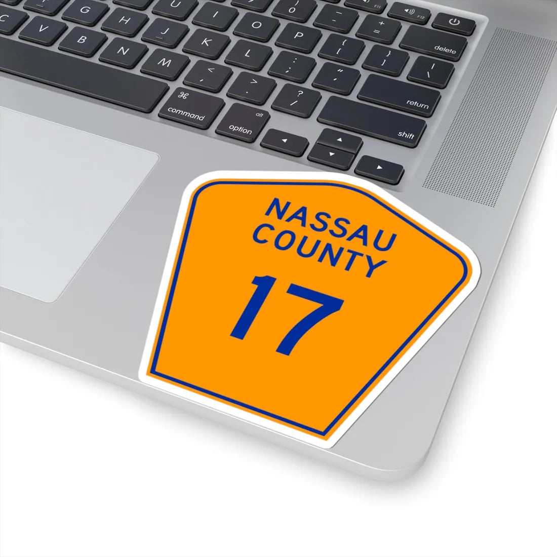 Nassau County 17 NY (New York) (Road Sign) STICKER Vinyl Kiss-Cut Decal - The Sticker Space