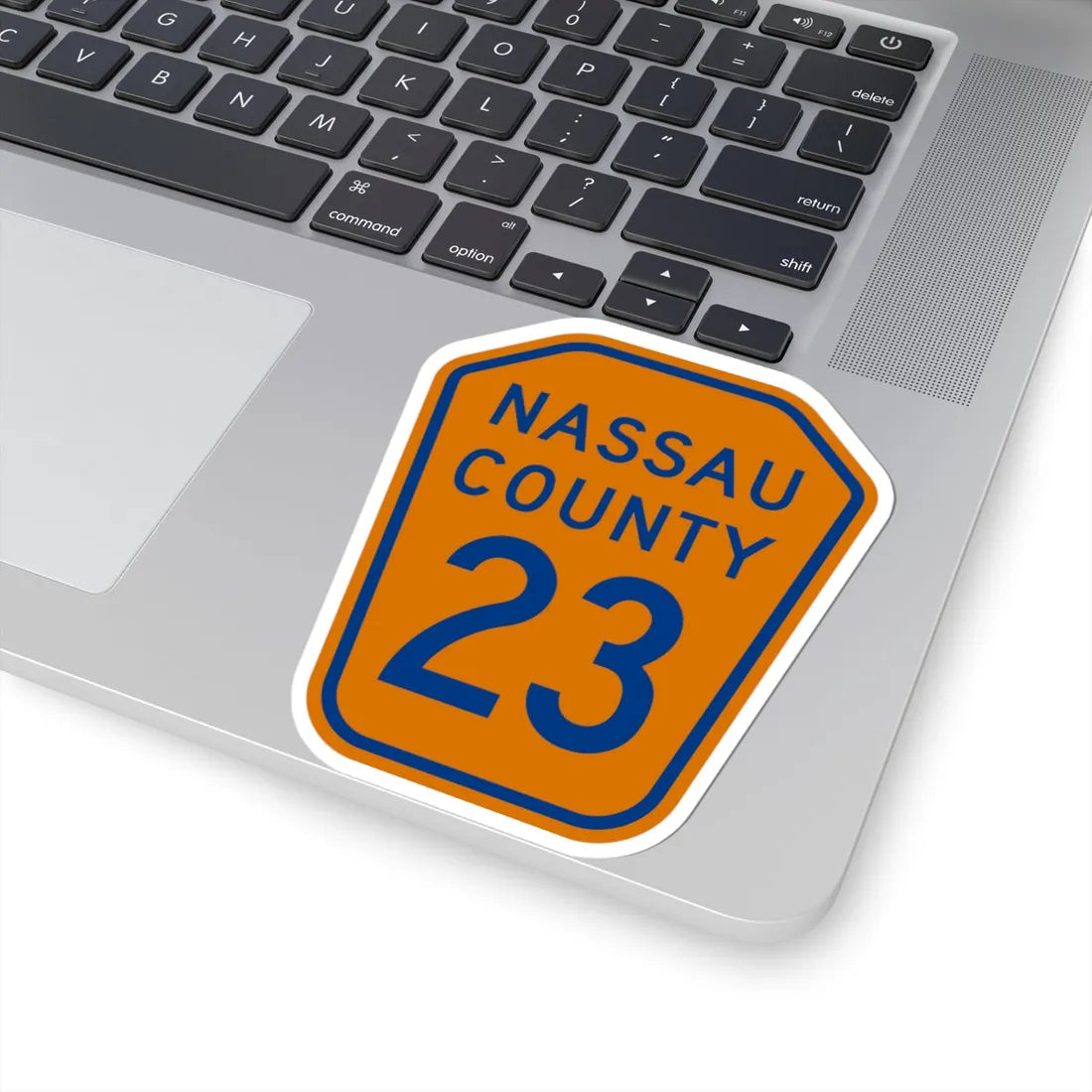 Nassau County 23 NY (New York) (Road Sign) STICKER Vinyl Kiss-Cut Decal - The Sticker Space