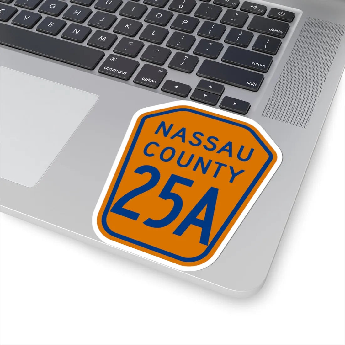 Nassau County 25A NY (New York) (Road Sign) STICKER Vinyl Kiss-Cut Decal - The Sticker Space