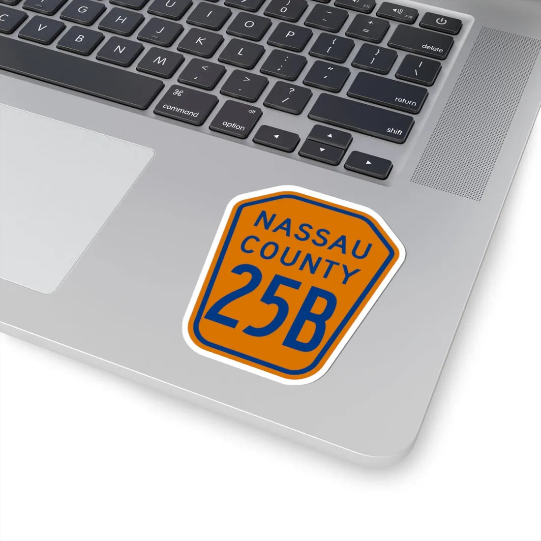 Nassau County 25B NY (New York) (Road Sign) STICKER Vinyl Kiss-Cut Decal - The Sticker Space