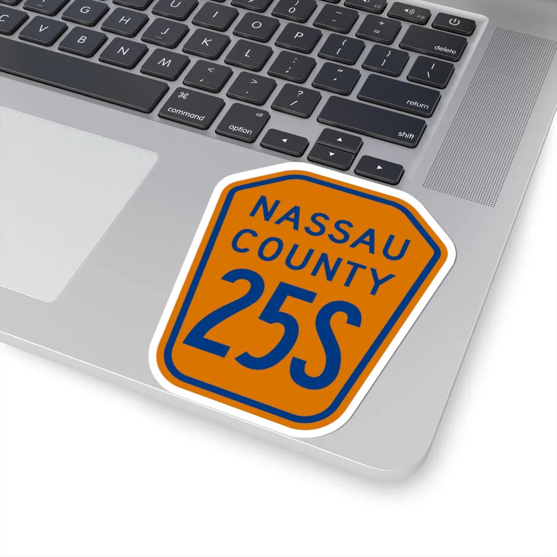 Nassau County 25S NY (New York) (Road Sign) STICKER Vinyl Kiss-Cut Decal - The Sticker Space