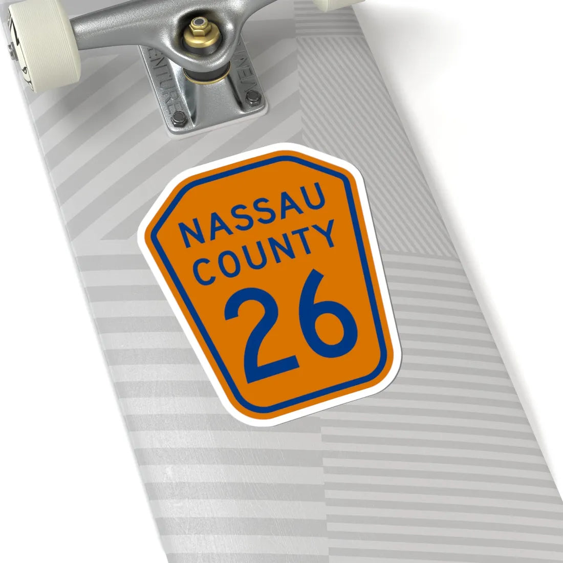 Nassau County 26 NY (New York) (Road Sign) STICKER Vinyl Kiss-Cut Decal - The Sticker Space