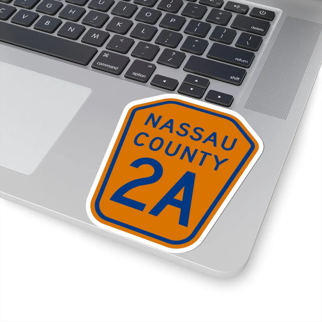 Nassau County 2A NY (New York) (Road Sign) STICKER Vinyl Kiss-Cut Decal - The Sticker Space