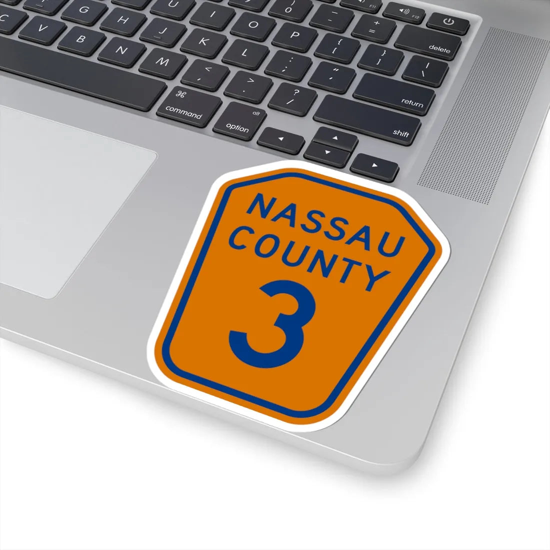 Nassau County 3 NY (New York) (Road Sign) STICKER Vinyl Kiss-Cut Decal - The Sticker Space