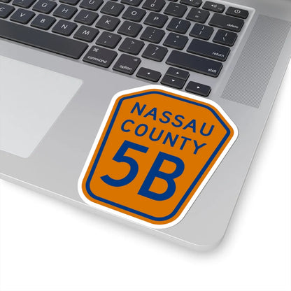 Nassau County 5B NY (New York) (Road Sign) STICKER Vinyl Kiss-Cut Decal - The Sticker Space