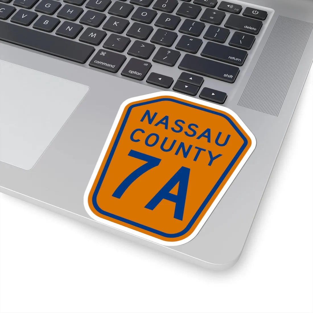 Nassau County 7A NY (New York) (Road Sign) STICKER Vinyl Kiss-Cut Decal - The Sticker Space
