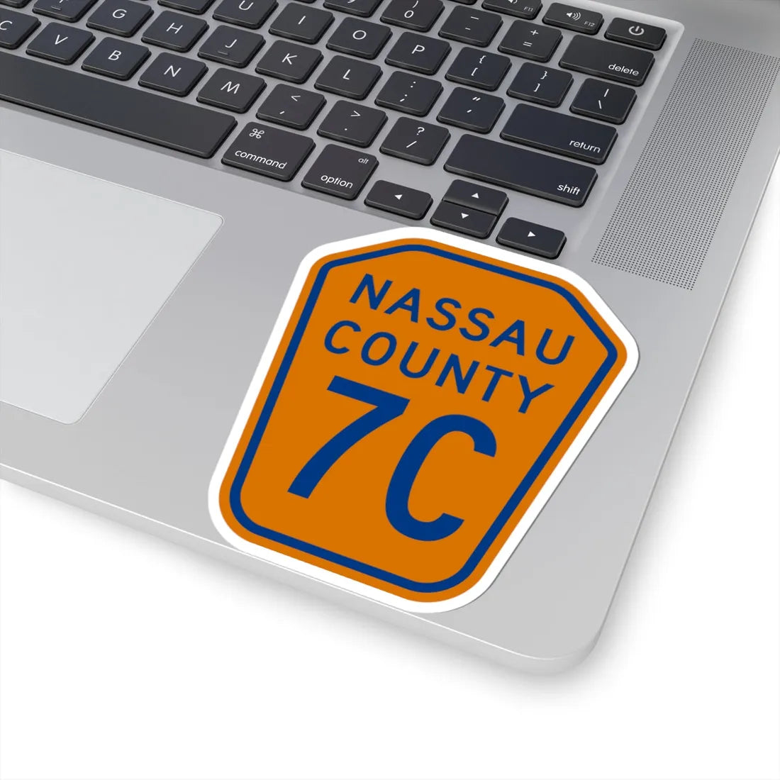 Nassau County 7C NY (New York) (Road Sign) STICKER Vinyl Kiss-Cut Decal - The Sticker Space