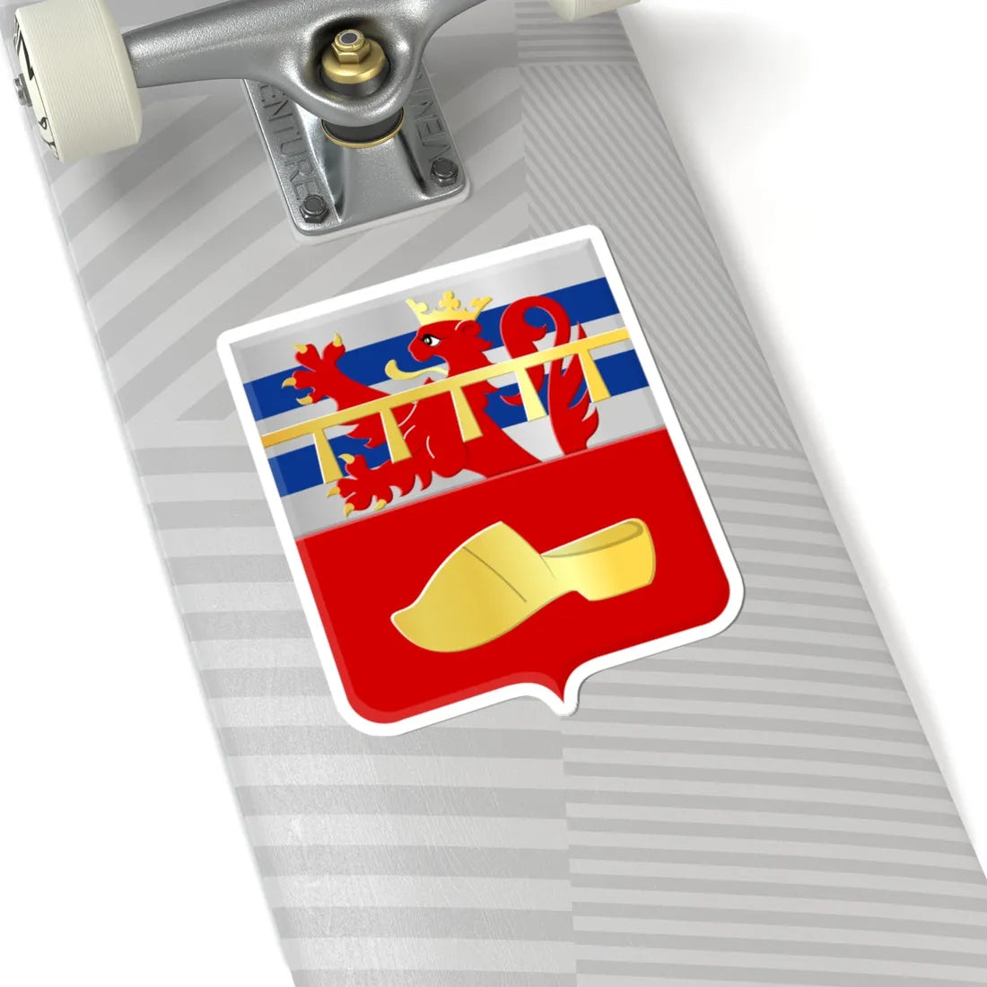 Nassogne wapen (Belgium) (Coat of Arms) STICKER Vinyl Kiss-Cut Decal - The Sticker Space