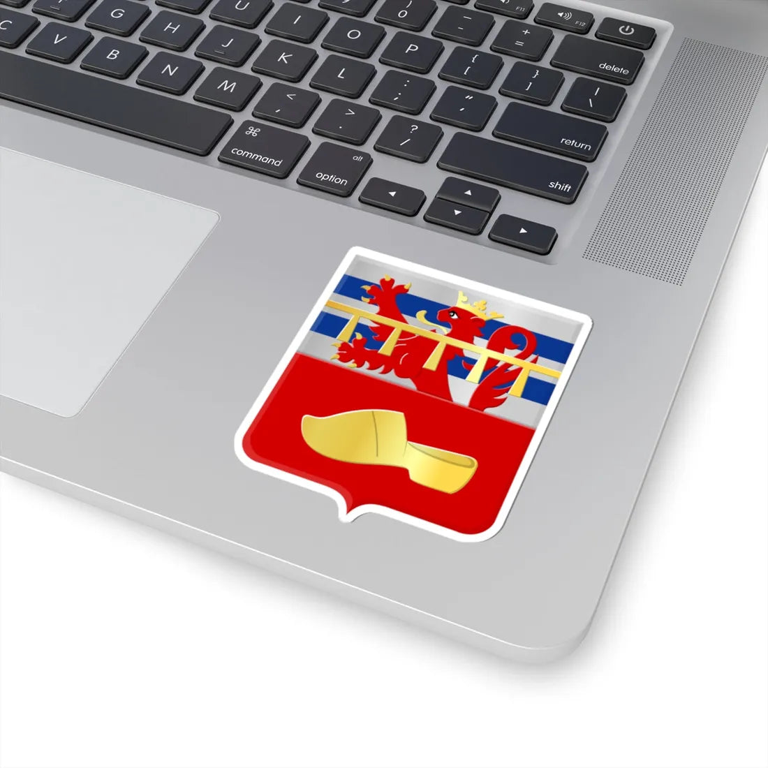 Nassogne wapen (Belgium) (Coat of Arms) STICKER Vinyl Kiss-Cut Decal - The Sticker Space