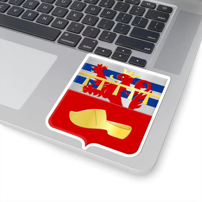 Nassogne wapen (Belgium) (Coat of Arms) STICKER Vinyl Kiss-Cut Decal - The Sticker Space