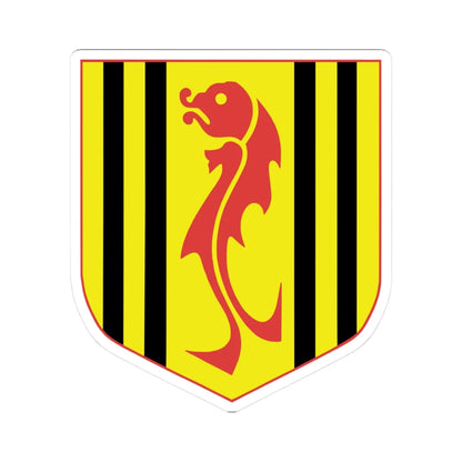 Naszvad (Slovakia) (Coat of Arms) STICKER Vinyl Kiss-Cut Decal 3 Inch White - The Sticker Space