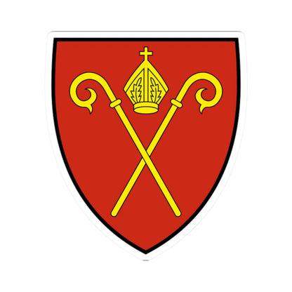 Naters-blazon (Switzerland) (Coat of Arms) STICKER Vinyl Kiss-Cut Decal 2 Inch White - The Sticker Space