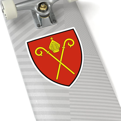 Naters-blazon (Switzerland) (Coat of Arms) STICKER Vinyl Kiss-Cut Decal - The Sticker Space