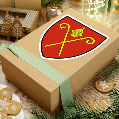 Naters-blazon (Switzerland) (Coat of Arms) STICKER Vinyl Kiss-Cut Decal - The Sticker Space