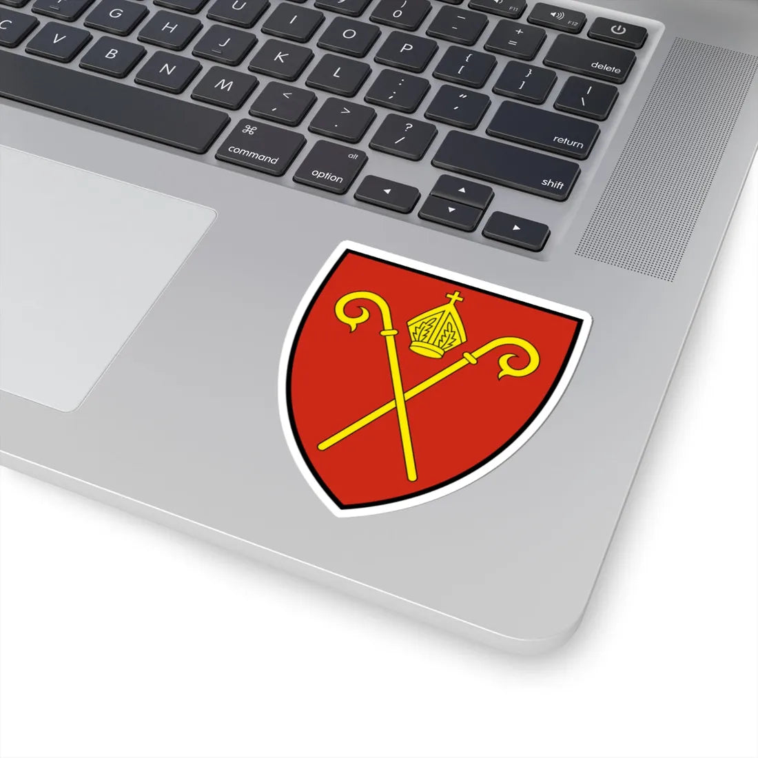 Naters-blazon (Switzerland) (Coat of Arms) STICKER Vinyl Kiss-Cut Decal - The Sticker Space