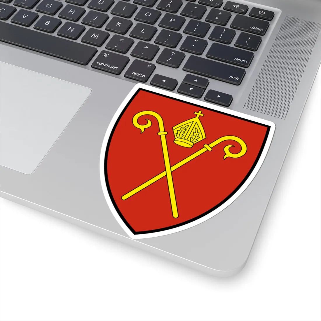 Naters-blazon (Switzerland) (Coat of Arms) STICKER Vinyl Kiss-Cut Decal - The Sticker Space