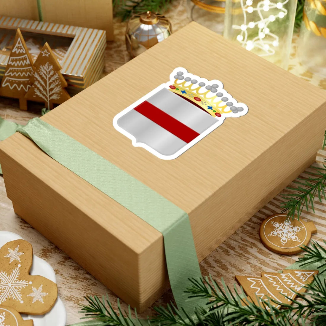 Naters heerlijkeidswapen (Netherlands) (Coat of Arms) STICKER Vinyl Kiss-Cut Decal - The Sticker Space