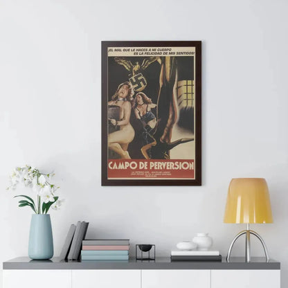 NATHALIE ESCAPE FROM HELL 1978 - Framed Movie Poster - The Sticker Space