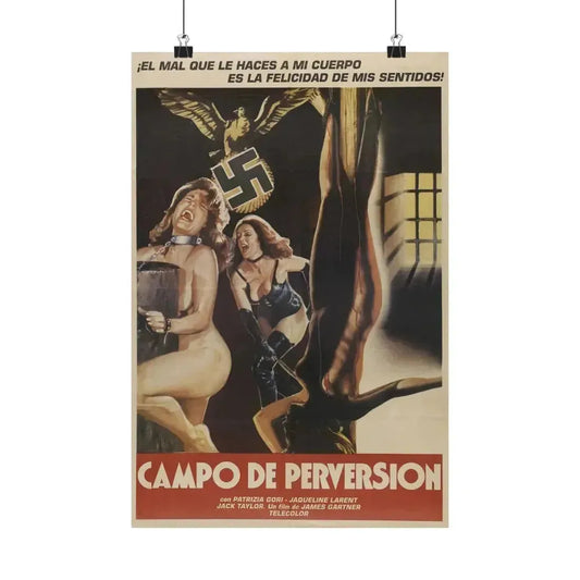 NATHALIE ESCAPE FROM HELL 1978 - Paper Movie Poster 12″ x 18″ Matte - The Sticker Space