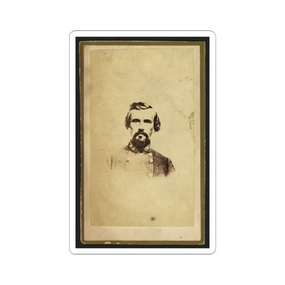 Nathan Bedford Forrest, Csa General, Half-Length Portrait, Facing Front (U.S. Civil War) STICKER Vinyl Kiss-Cut Decal 6 Inch White - The Sticker Space