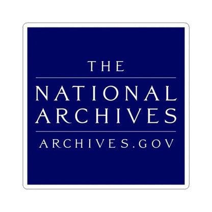 National Archives - STICKER Vinyl Kiss-Cut Decal 3 Inch White - The Sticker Space