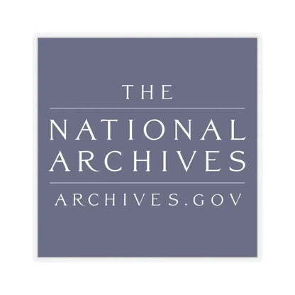 National Archives - STICKER Vinyl Kiss-Cut Decal 4 Inch Transparent - The Sticker Space