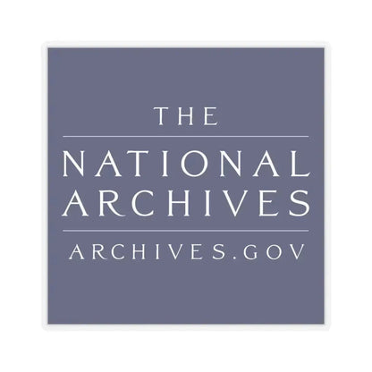 National Archives - STICKER Vinyl Kiss-Cut Decal 6 Inch Transparent - The Sticker Space