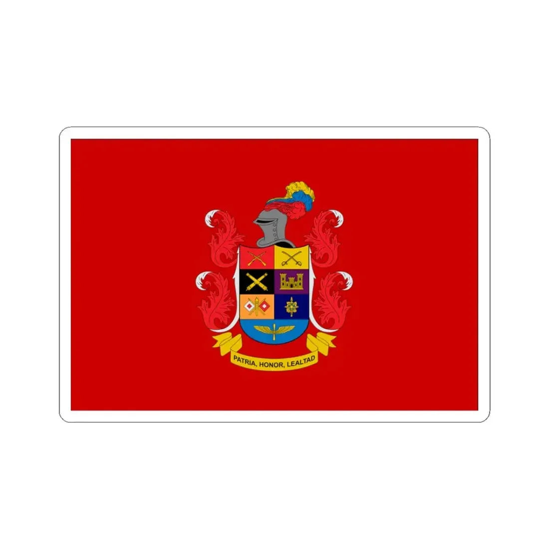 National Army of Colombia flag (Colombia) STICKER Vinyl Kiss-Cut Decal 3 Inch White - The Sticker Space