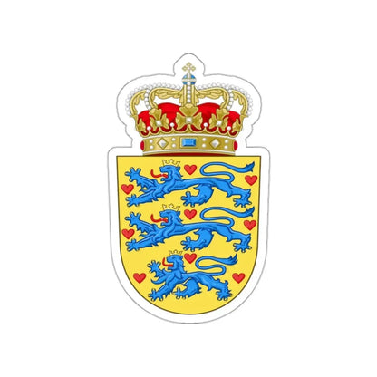 National Coat of arms of Denmark STICKER Vinyl Die-Cut Decal 2 Inch - The Sticker Space