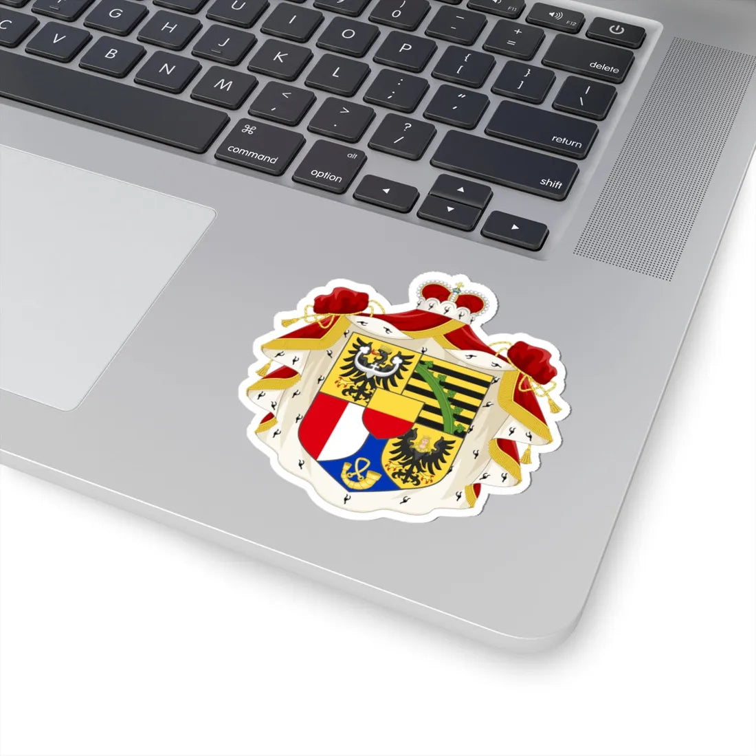 National Coat of arms of Liechtenstein (Liechtenstein) (Coat of Arms) STICKER Vinyl Kiss-Cut Decal - The Sticker Space