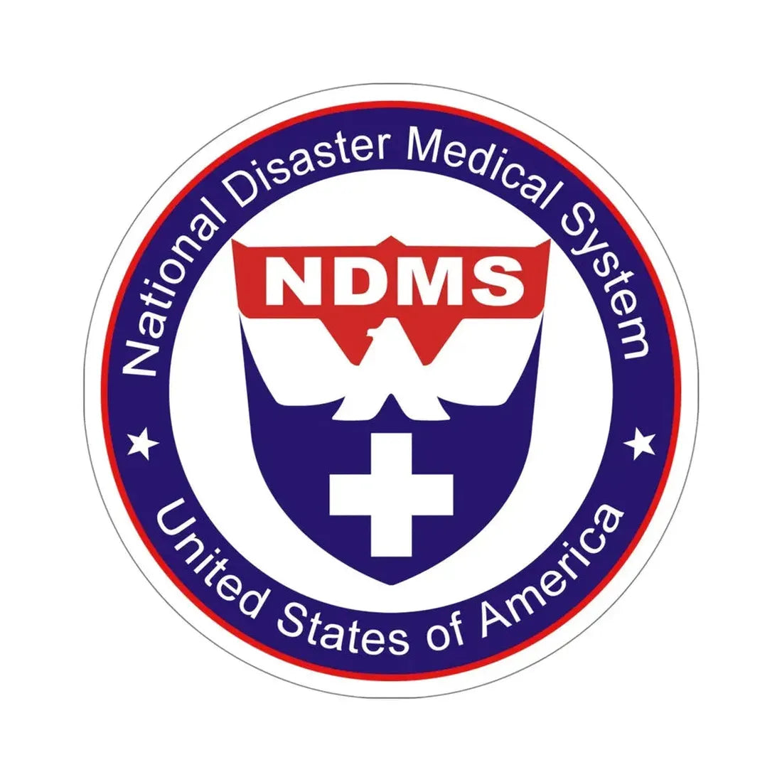 National Disaster Medical System STICKER Vinyl Die-Cut Decal 5 Inch - The Sticker Space