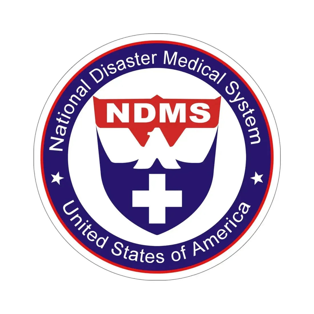 National Disaster Medical System STICKER Vinyl Die-Cut Decal - The Sticker Space