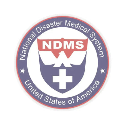 National Disaster Medical System - STICKER Vinyl Kiss-Cut Decal 2 Inch Transparent - The Sticker Space
