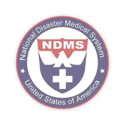 National Disaster Medical System - STICKER Vinyl Kiss-Cut Decal 3 Inch Transparent - The Sticker Space