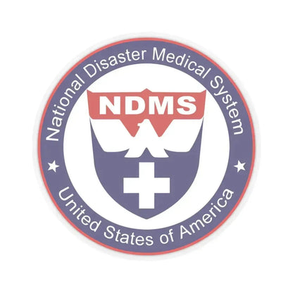 National Disaster Medical System - STICKER Vinyl Kiss-Cut Decal 4 Inch Transparent - The Sticker Space